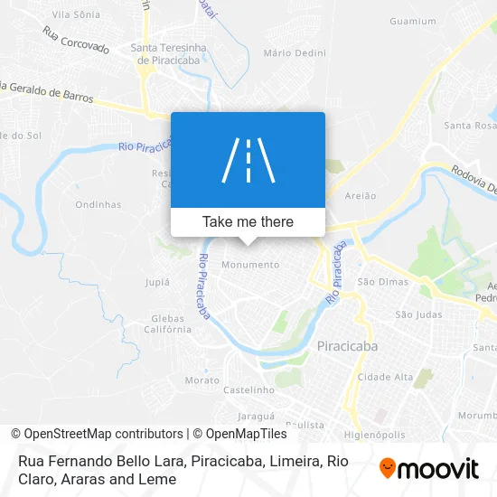 Rua Fernando Bello Lara map