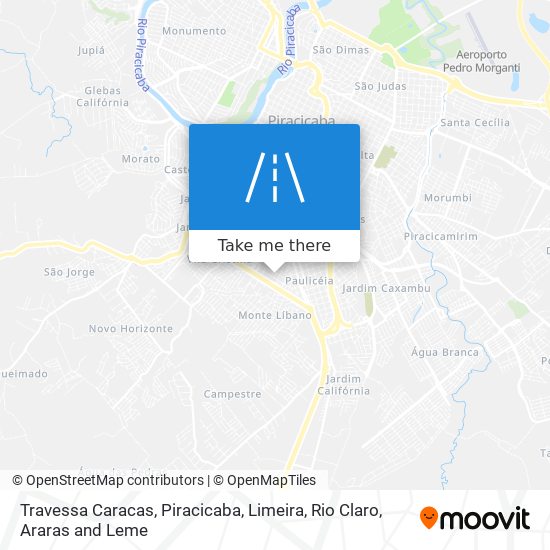 Travessa Caracas map