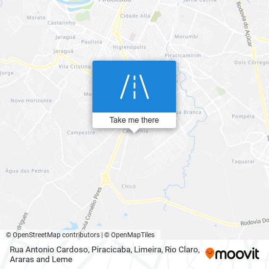 Rua Antonio Cardoso map