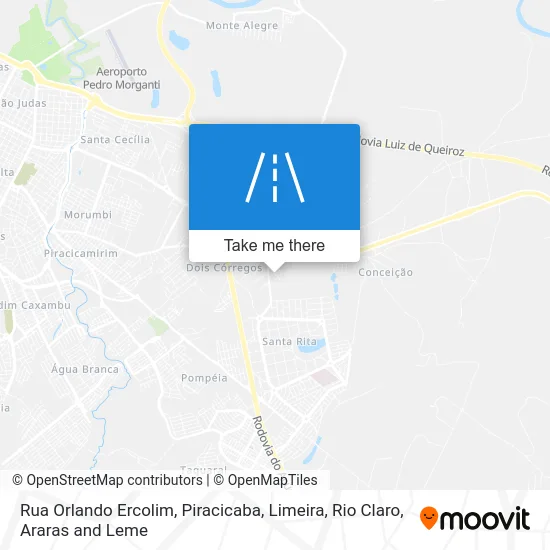 Rua Orlando Ercolim map