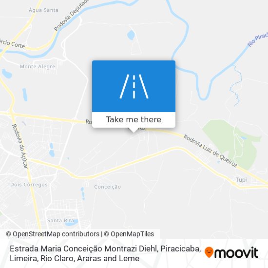 Mapa Estrada Maria Conceição Montrazi Diehl