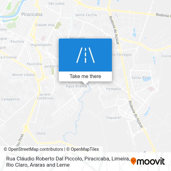 Rua Cláudio Roberto Dal Piccolo map
