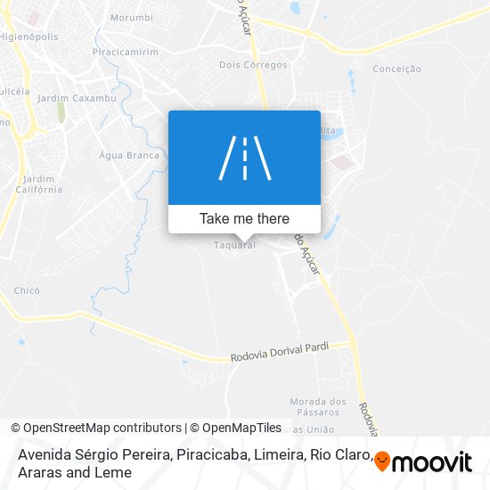 Avenida Sérgio Pereira map