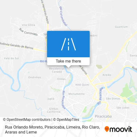 Rua Orlando Moreto map