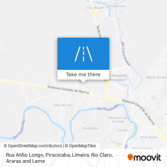 Rua Atílio Longo map