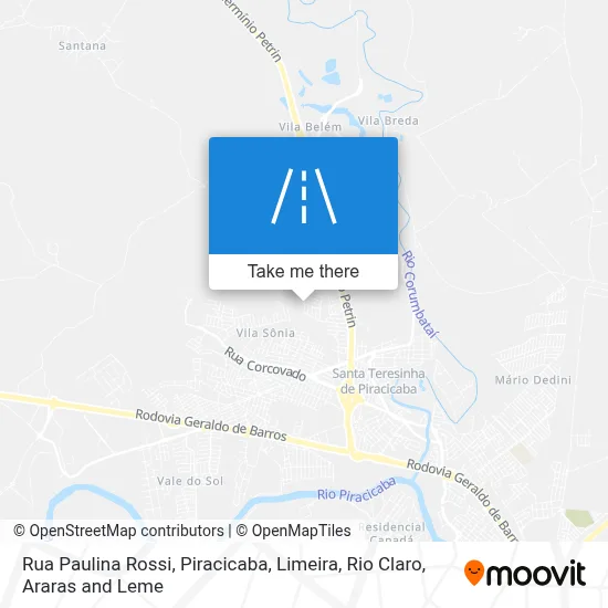 Rua Paulina Rossi map