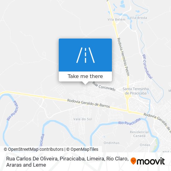 Rua Carlos De Oliveira map