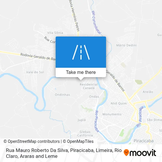 Rua Mauro Roberto Da Silva map