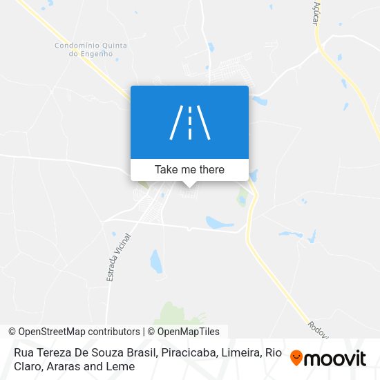 Rua Tereza De Souza Brasil map
