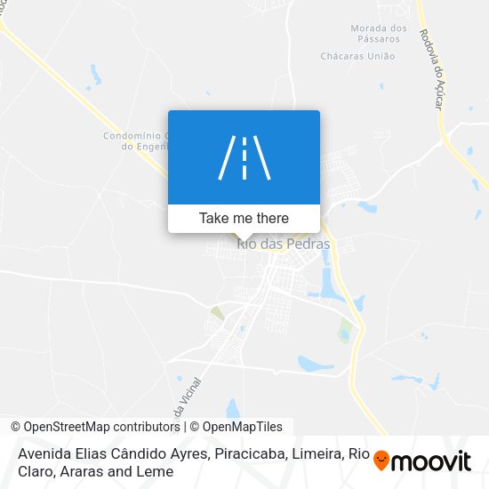 Avenida Elias Cândido Ayres map