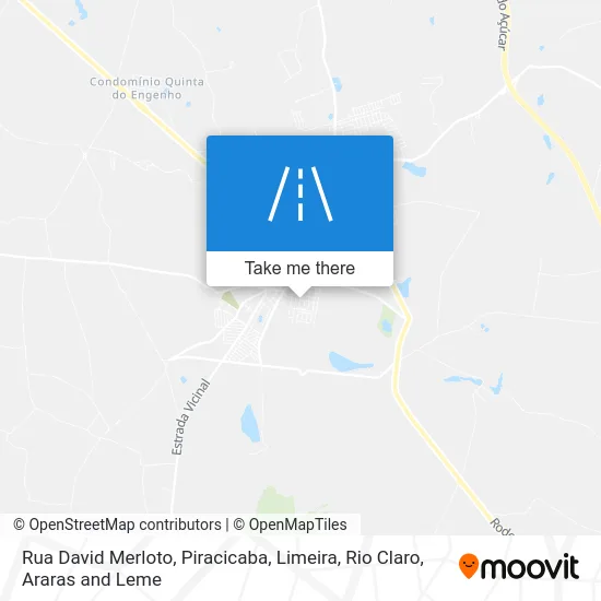 Rua David Merloto map