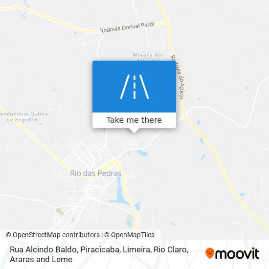 Mapa Rua Alcindo Baldo