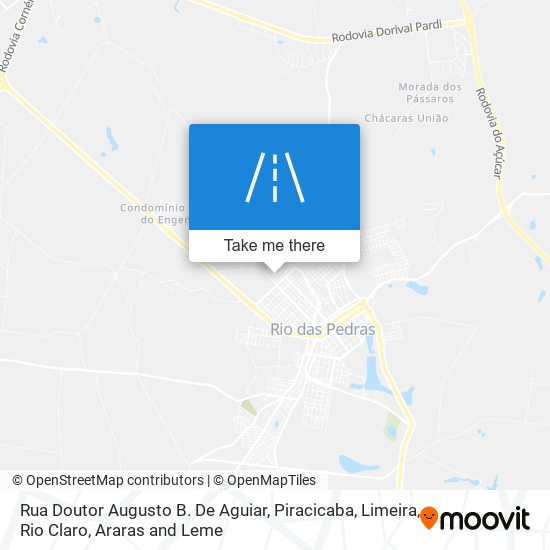 Rua Doutor Augusto B. De Aguiar map