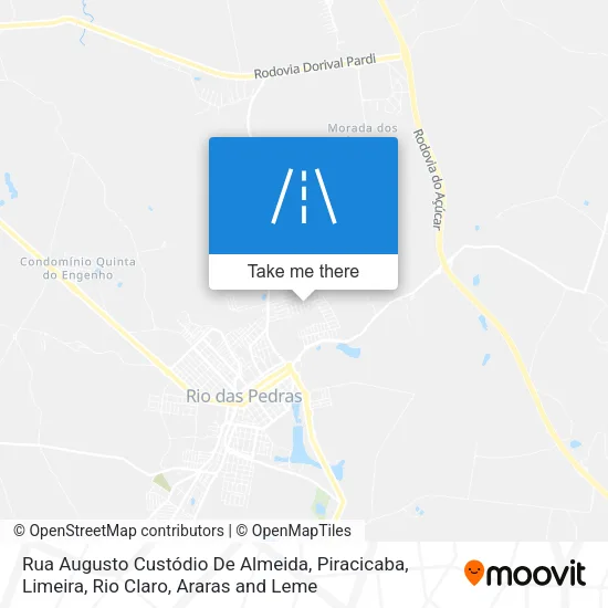 Rua Augusto Custódio De Almeida map