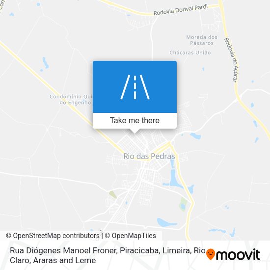 Rua Diógenes Manoel Froner map