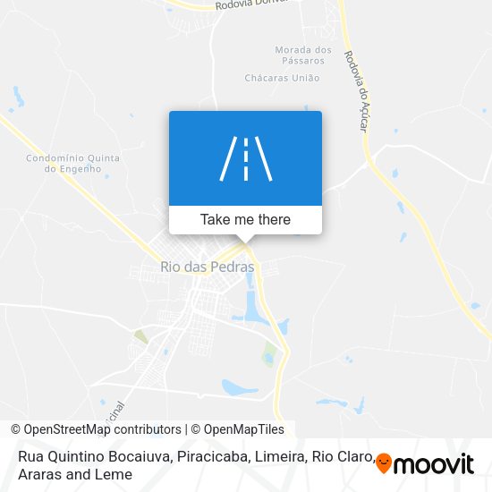 Rua Quintino Bocaiuva map