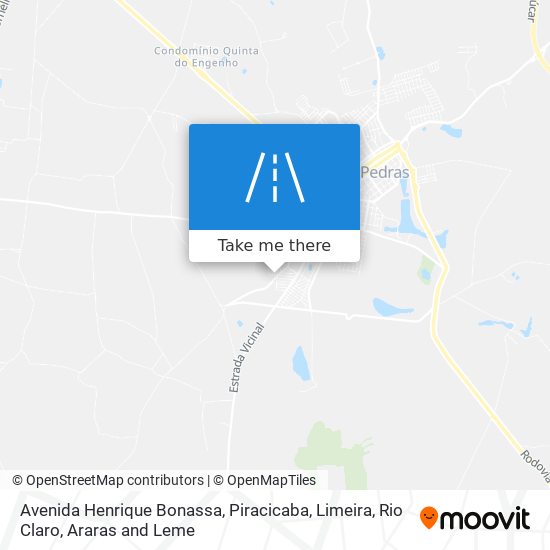 Mapa Avenida Henrique Bonassa