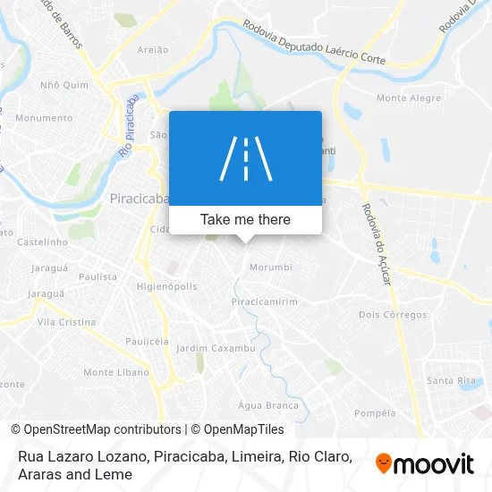 Rua Lazaro Lozano map