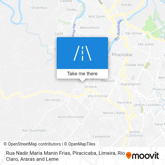 Rua Nadir Maria Manin Frias map