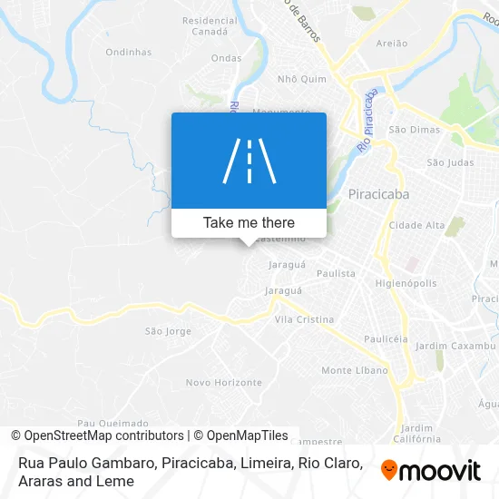 Rua Paulo Gambaro map