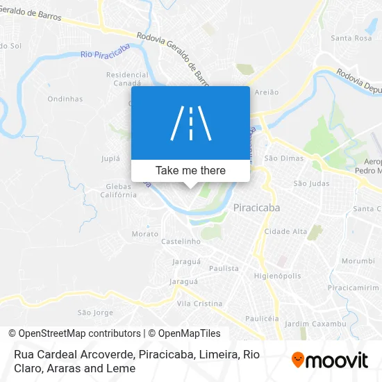 Rua Cardeal Arcoverde map