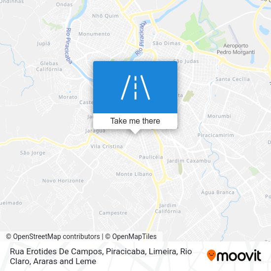 Rua Erotides De Campos map
