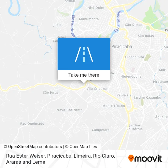 Rua Estér Weiser map