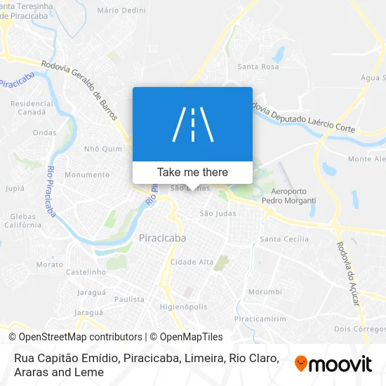 Rua Capitão Emídio map