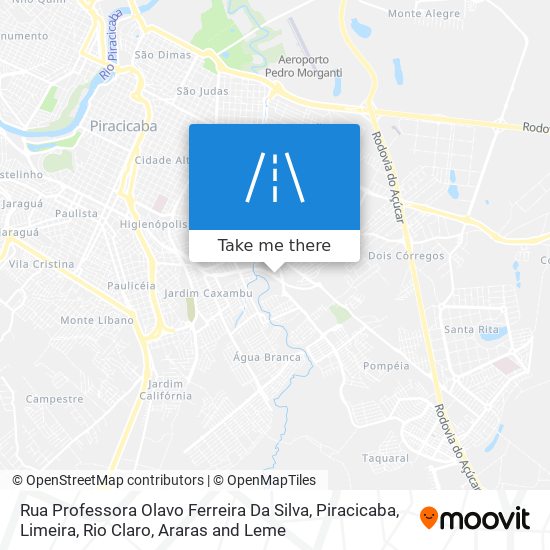 Rua Professora Olavo Ferreira Da Silva map