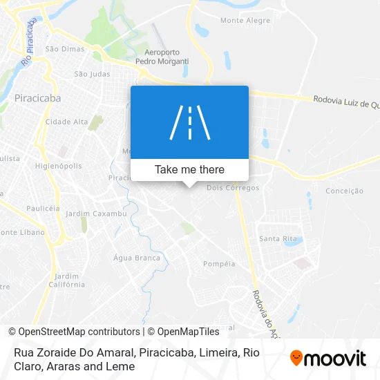 Rua Zoraide Do Amaral map
