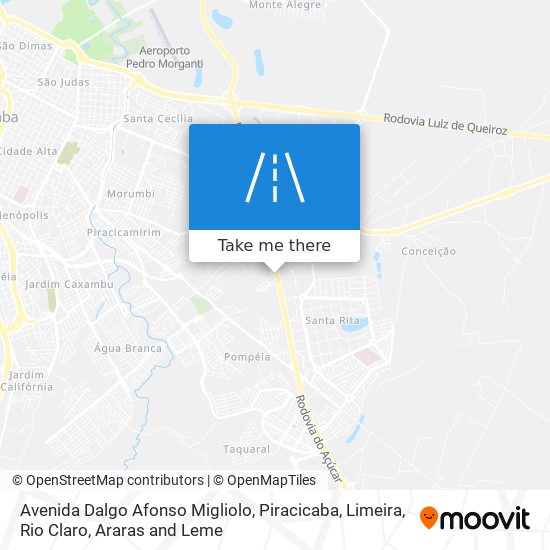 Avenida Dalgo Afonso Migliolo map