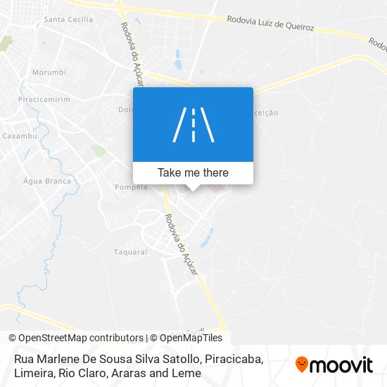 Mapa Rua Marlene De Sousa Silva Satollo