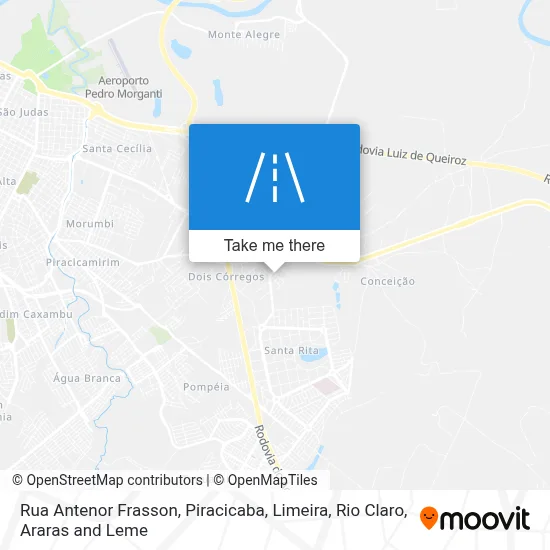 Rua Antenor Frasson map