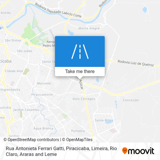 Rua Antonieta Ferrari Gatti map