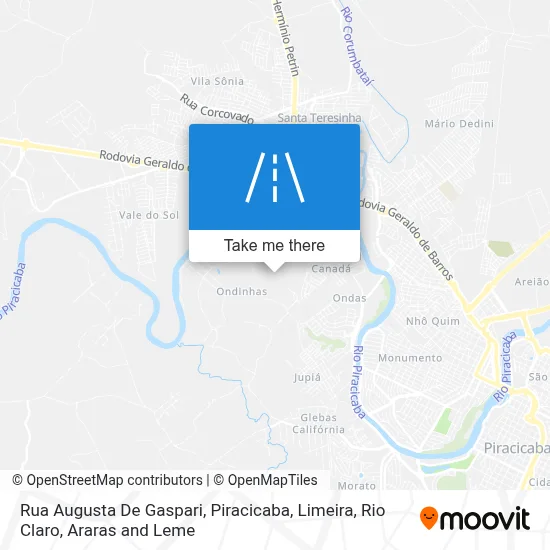 Rua Augusta De Gaspari map