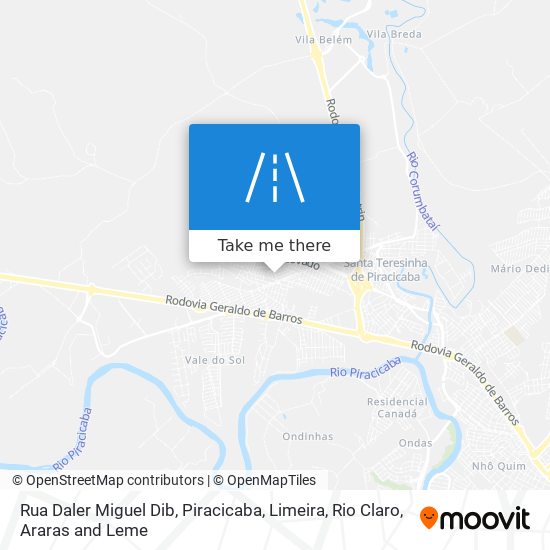 Rua Daler Miguel Dib map