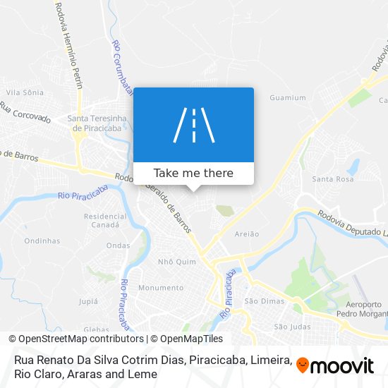 Rua Renato Da Silva Cotrim Dias map