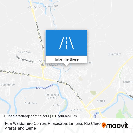 Rua Waldomiro Corrêa map