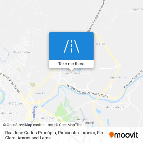 Rua José Carlos Procópio map