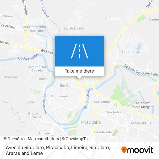 Mapa Avenida Rio Claro