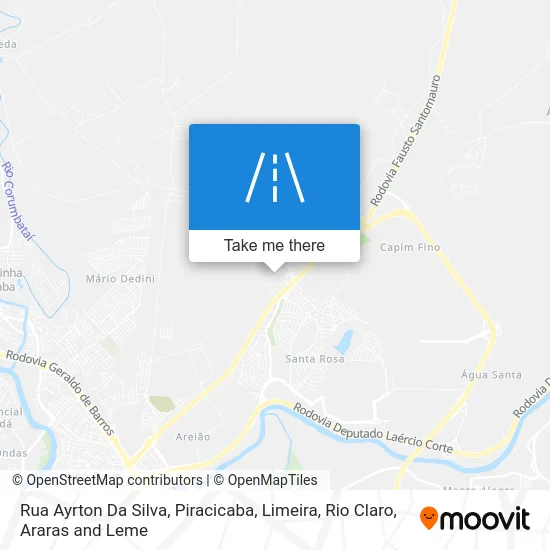 Rua Ayrton Da Silva map
