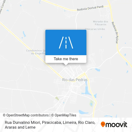 Rua Durvalino Miori map