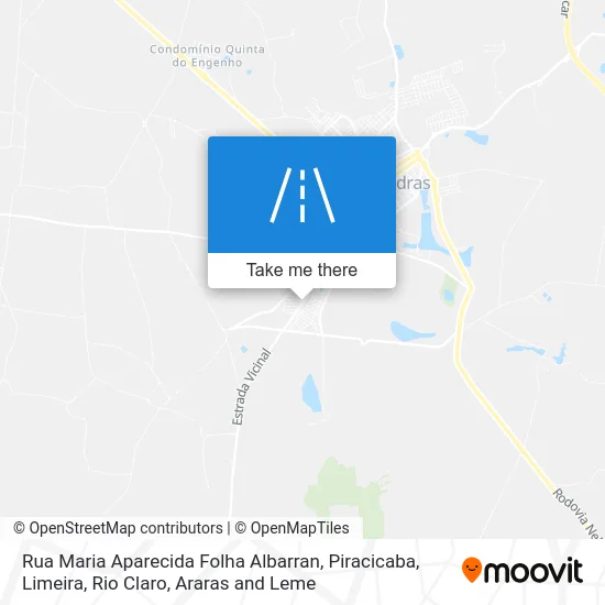 Rua Maria Aparecida Folha Albarran map