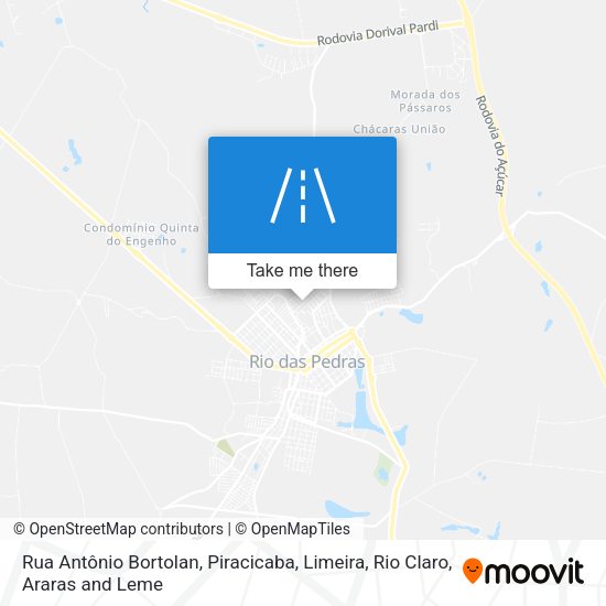 Rua Antônio Bortolan map