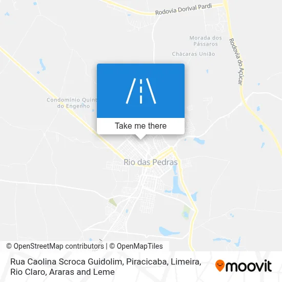 Rua Caolina Scroca Guidolim map