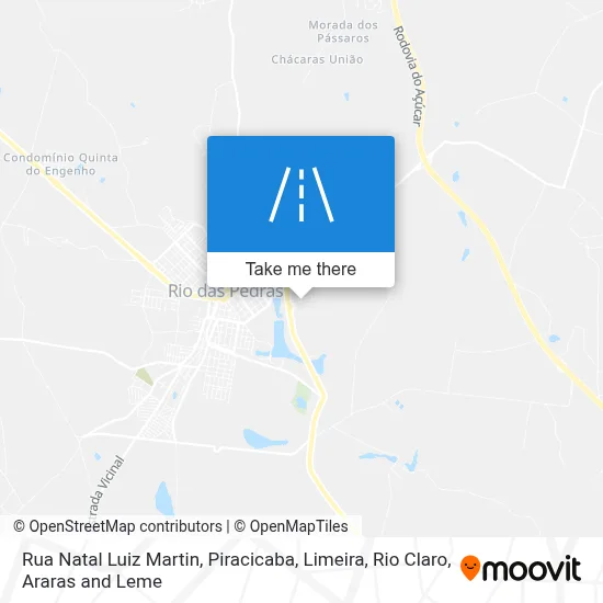 Rua Natal Luiz Martin map