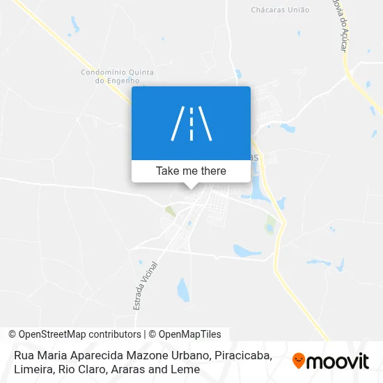 Rua Maria Aparecida Mazone Urbano map