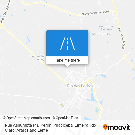 Rua Assumpta P D Perim map