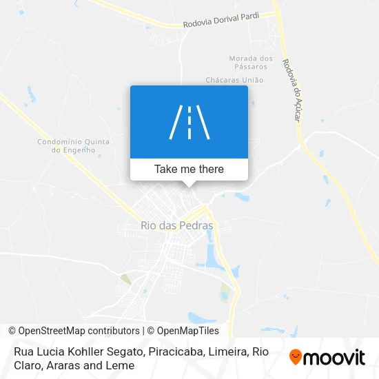 Rua Lucia Kohller Segato map