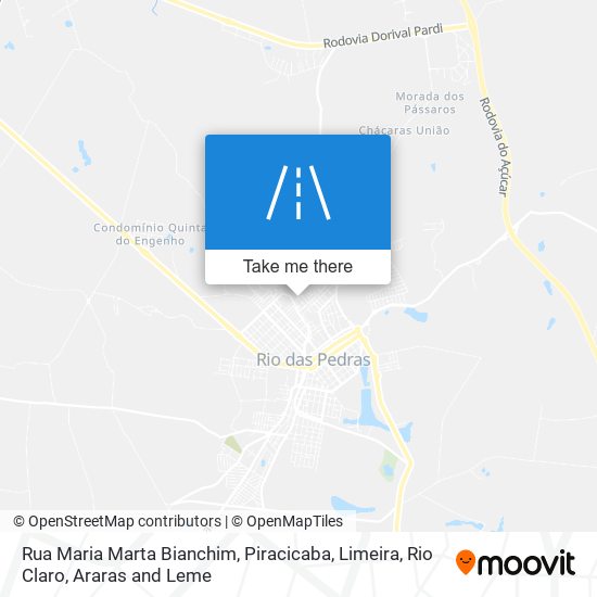 Rua Maria Marta Bianchim map